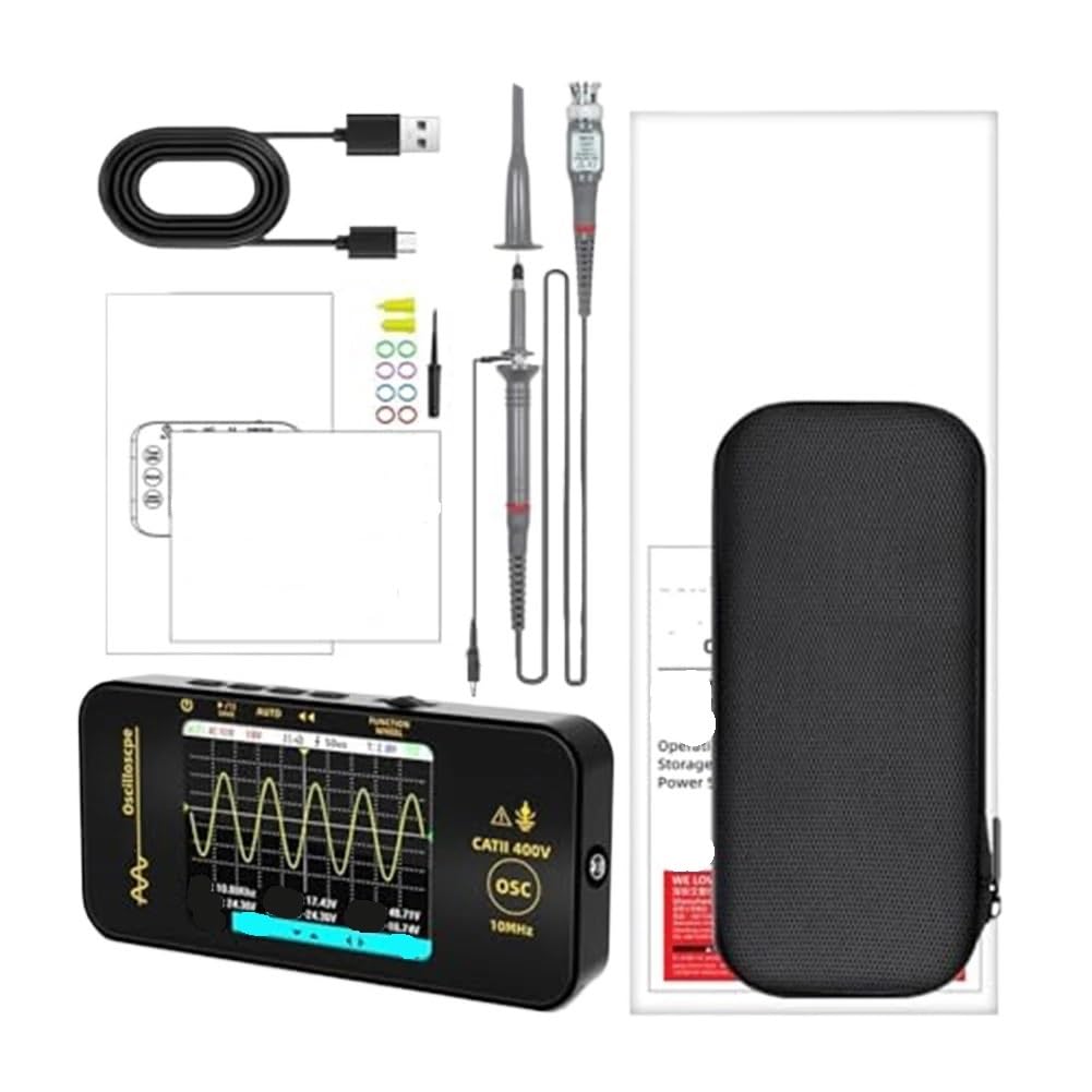 Osciloscopio Portátil 2.8 Pulgadas TFT Canal Único
