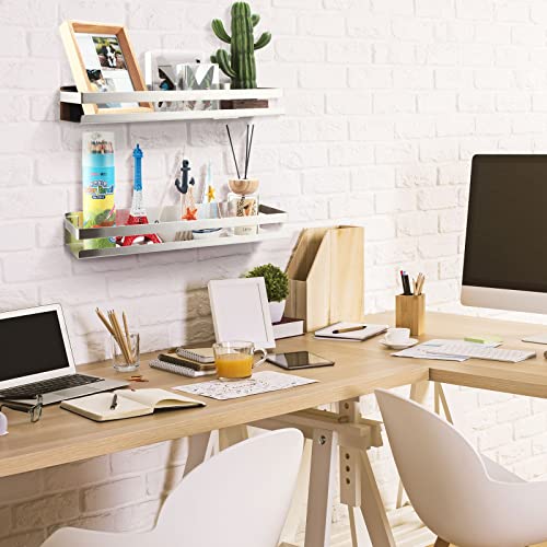 Lallisa YIU-LALLISA-101 2 Pieces Stainless Steel Shelf Bathroom Shower Floating Shelves Wall Mounted Shower Caddy Basket Shelf Storage Organizer Shelves thumb #6