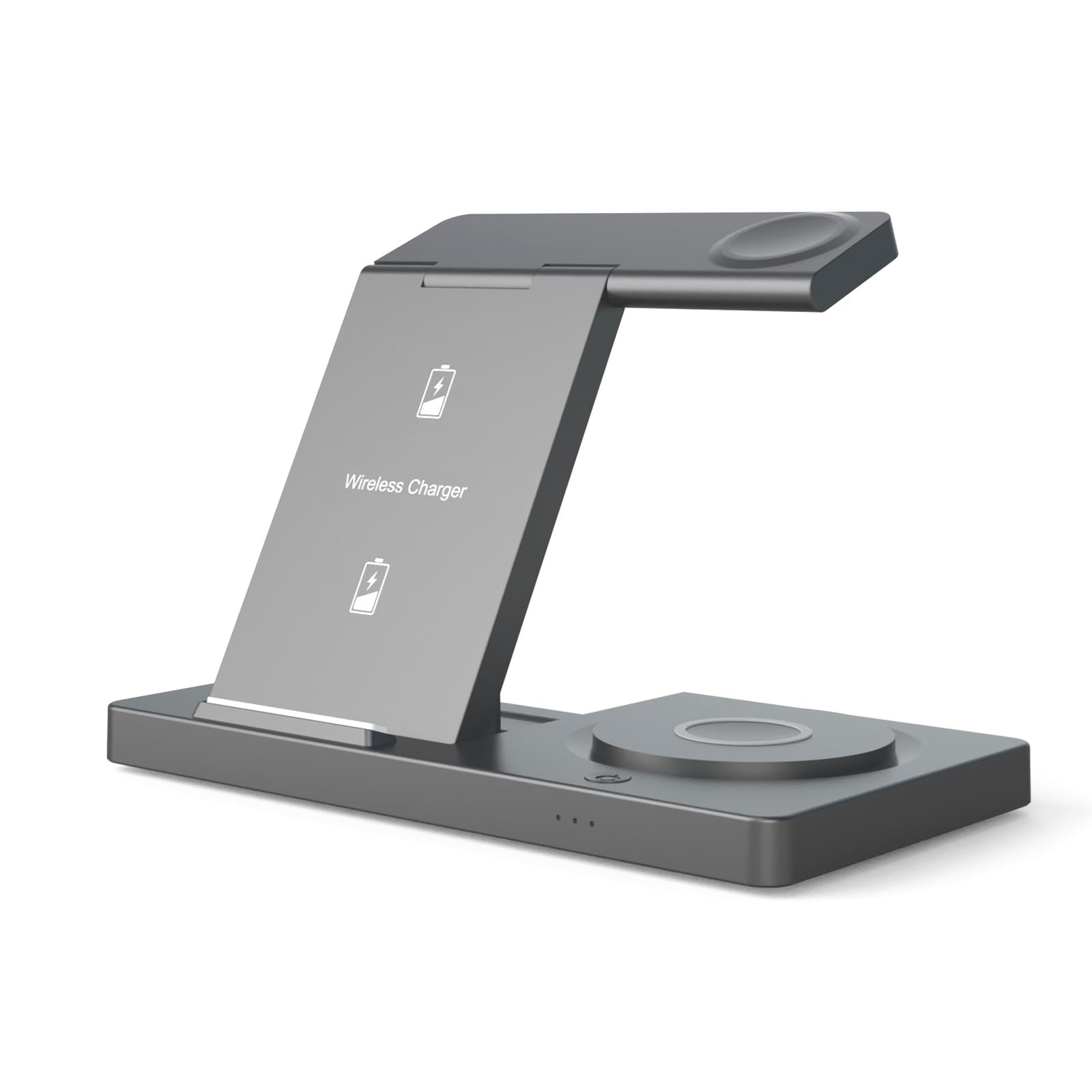 Station de Pliable 5-en-1 pour 16-14 Ans, BeatsSolo, Montres avec Torche Complet avec de Montre de téléphone Conception Pliable