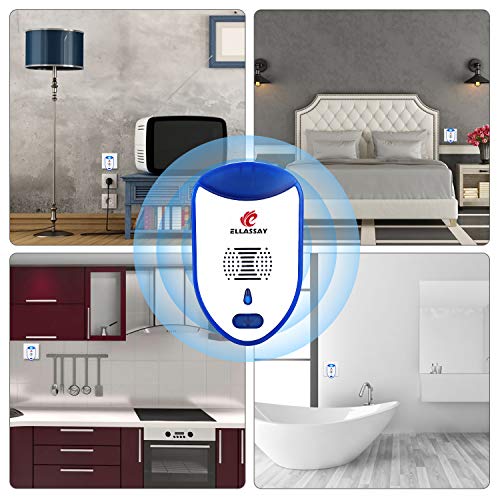 Ellassay Ultrasonic Pest Repeller 2 Packs Pest Control Electronic Plug In Indoor Pest Repellent #TOP3