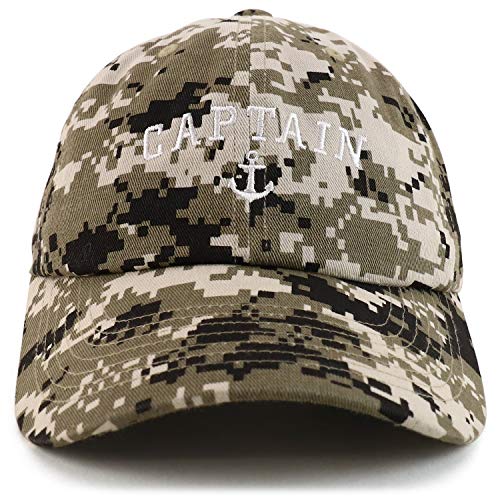 Gorra suave con bordado capitán ancla 100% algodón miniatura 2