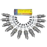 12 Piece Set of Bosch OEM Spark Plug # 0242230500 / FR8DPP33+ - Mercedes Benz OE #'s 0041591903 /