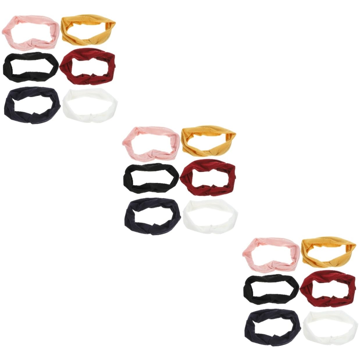 FRCOLOR 18 Piezas Venda Banda De Pelo De Maquillaje Diademas Para El Cabello Hijab Deportivo Hacer Diadema Diademas Para Mujer Para Lavarse La Cara Lazos Para El Cabello Diadema Rosa Tela