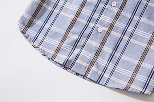 Image of Tronjori Boys' Short Sleeve Button Down Woven Shirt