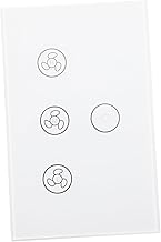 Uonlytech Interruptor Do Ventilador Interruptor Interruptor Inteligente Interruptor De Parede Interruptor Wi-Fi Controlador Do Ventilador De Teto Interruptor LED Interruptor Do Ventilador