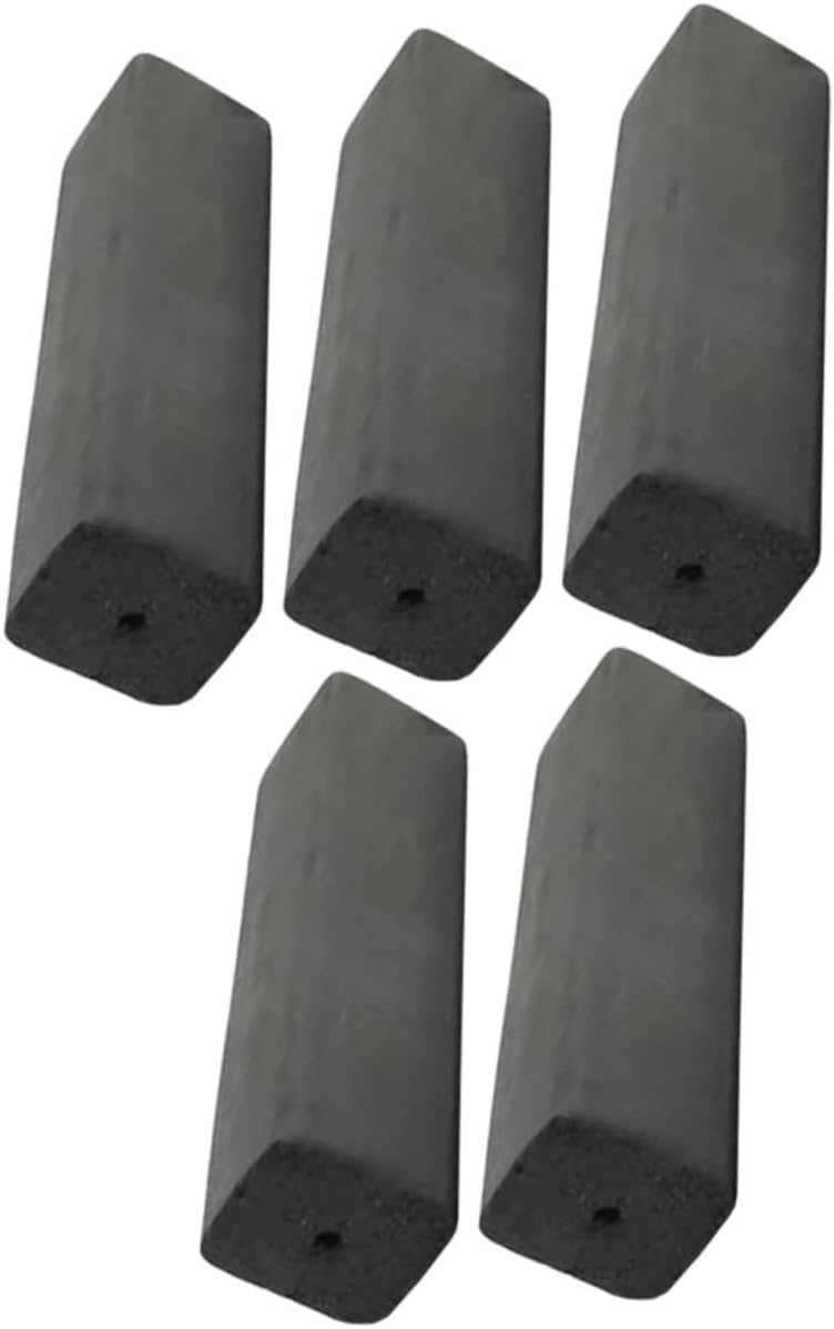 BESPORTBLE 5pcs Charcoal Tablets Multifunctional Charcoal for Camping Grilling and Heating Lightweight and Fast Burning for Use