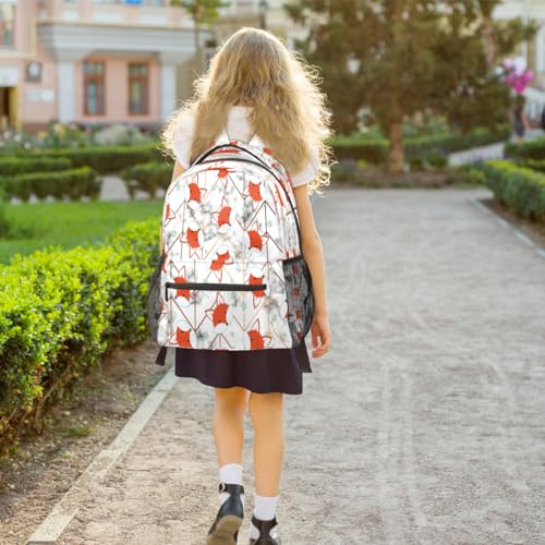 Sac à dos pour ordinateur portable Fox marbré contre le désordre - 6
