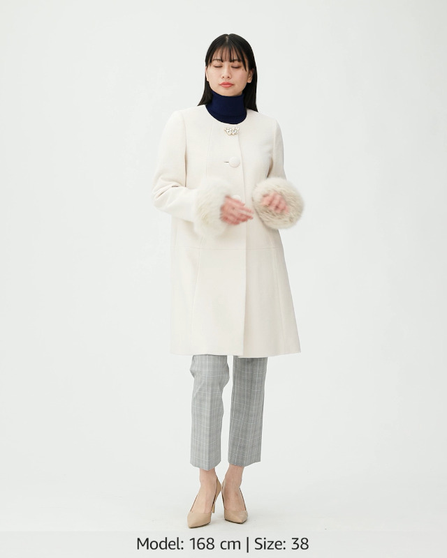 Amazon | [レッセパッセ] Ladyﾉｰｶﾗｰｺｰﾄ ｴｸﾘｭｰ 038 | コート