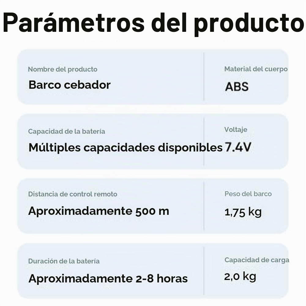 Kavolet Barco de Cebo GPS 500M RC Cebo Barco de alimentación Pesca Cebo Barco de Entrega de Cebo inalámbrico Control Remoto Pesca Cebo Barco Pesca alimentador Barco 12000mAh batería de Gran Capacidad