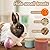 WALLFID 8 PCS Stacking Cups for Rabbits-Bunny Toys for Hiding Food and Playtime Fun,BPA-Free Safe Plastic Pet Toys,Multi-Coloured and Various Sizes