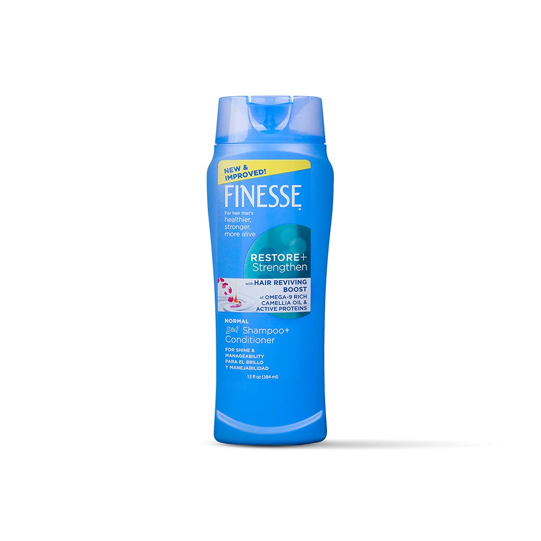 FINESSE Self Adjusting 2 in 1 Texture Enhancing Shampoo and Unisex Conditioner, 13 Ounce (I0025928) FINESSE Self Adjusting 2 in 1 Texture Enhancing Shampoo and Unisex Conditioner, 13 Ounce (I0025928)