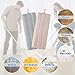 JOYMOOP Mop Replacement Pads, Reusable Microfiber Mop Pads for 13-inch Flat Mop and Mop Bucket Set, Pack of 2 Refills - Grey and Pink