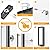 Cylutaes 2Packs LED Outdoor Wall Lights,Dimmable Exterior Wall Sconce 16",3000K / 4000K / 6000K,IP65 Waterproof,Modern Black Outside Light for Porch,Garage,Entrance,Hallway,Patio,Garden,House(2Packs)