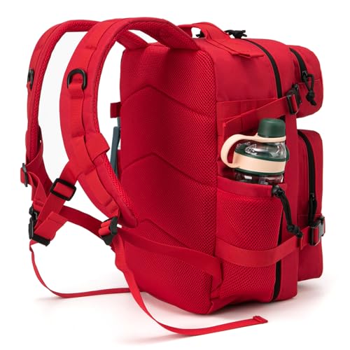 Image of QT&QY 25L /45L Military Tactical Backpack For Men Molle Daypack 3 Day Bug Out Bag Hiking Rucksack With Bottle Holder