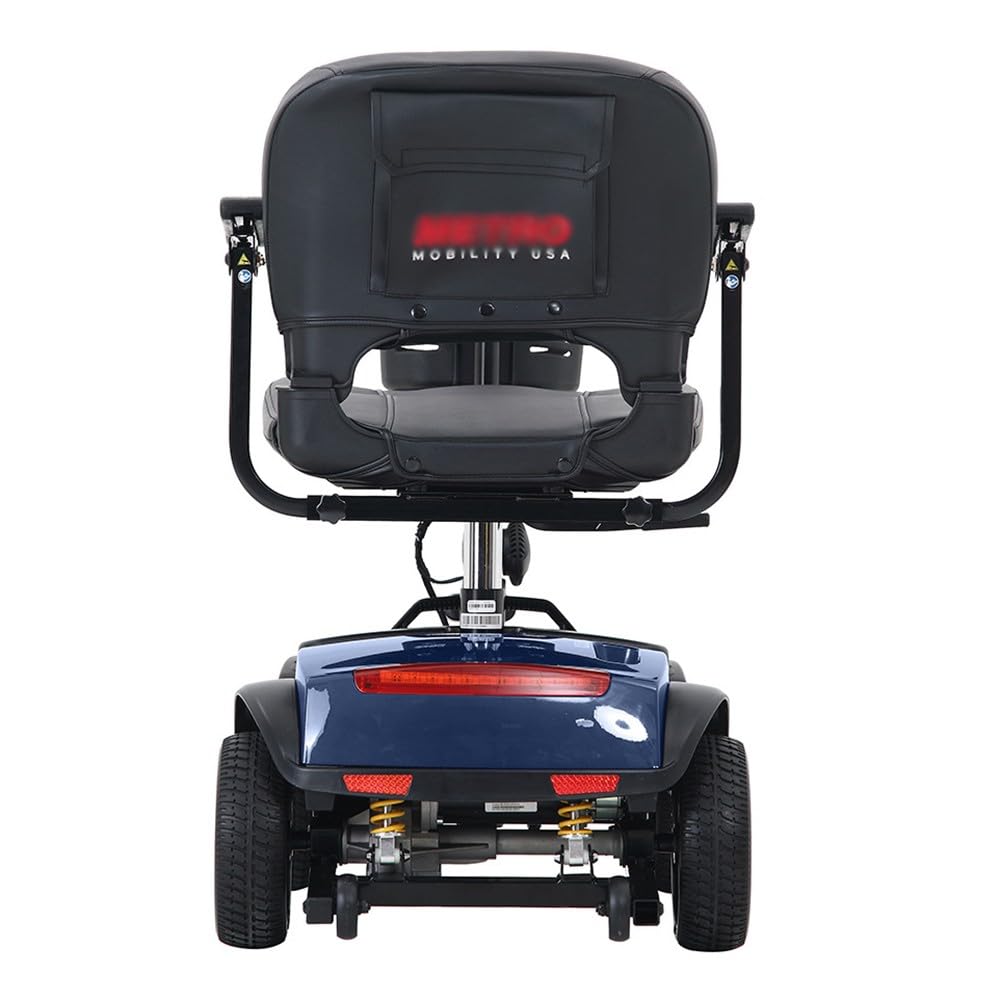 Moto Elettrica per Disabili, Scooter Elettrico per Mobilità 4 Ruote in Stile retrò per Anziani Disabili 250 W 6 Km/H A