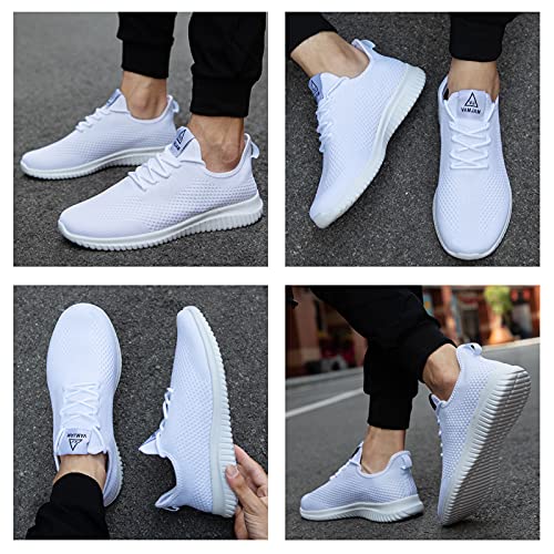Image of YDB Men's Running Shoes Ultra Lightweight Breathable Walking Shoes Non Slip Athletic Fashion Sneakers Mesh Workout Casual Sports Shoes