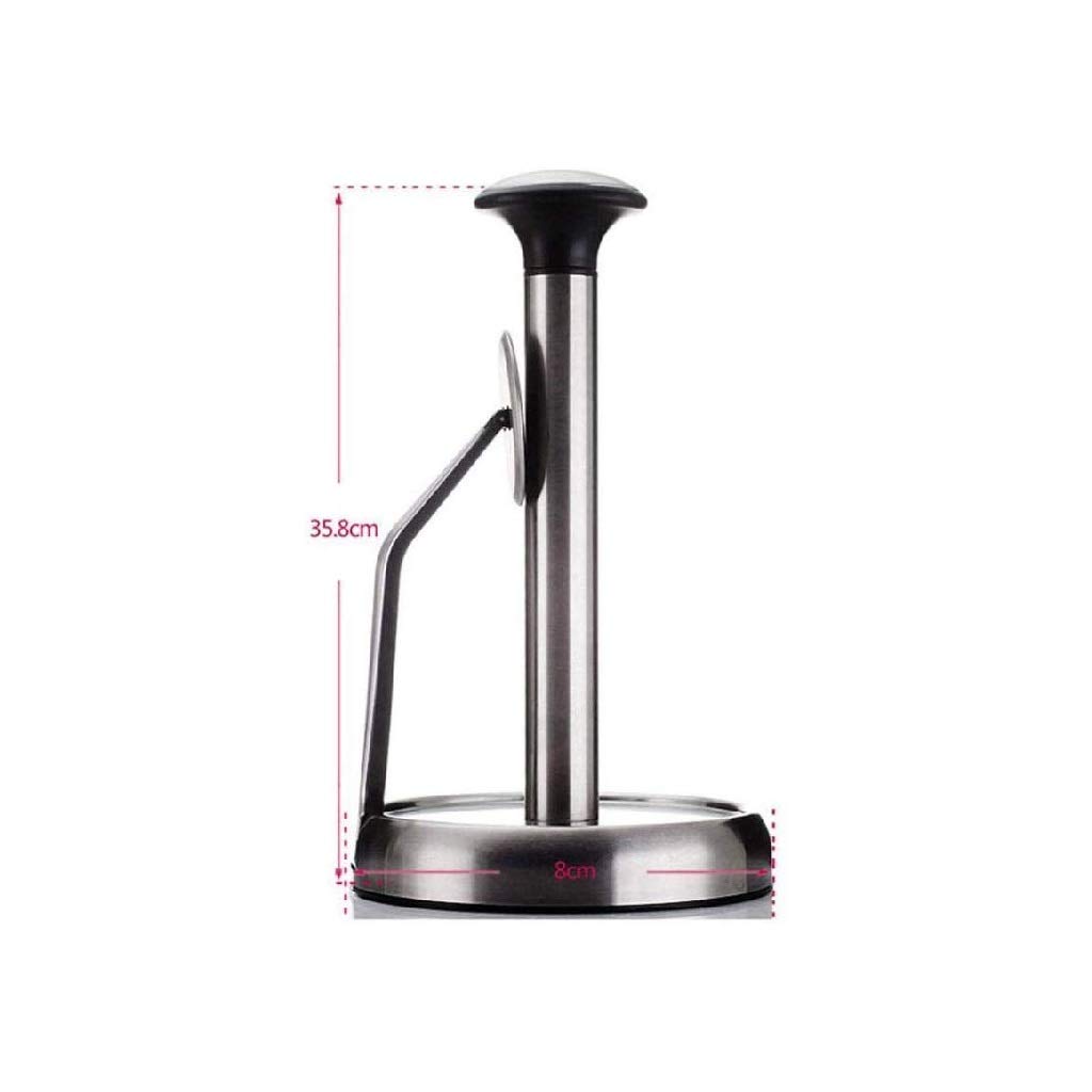 WC in Acciaio Inox Titolare Indipendente Carta Supporto di Carta igienica, con Heavy Duty Base Rotolo Holder Dispenser -per Bagno
