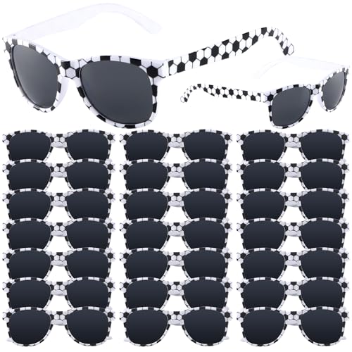 CHUNNIN 16 Pack Soccer Sunglasses White Black...