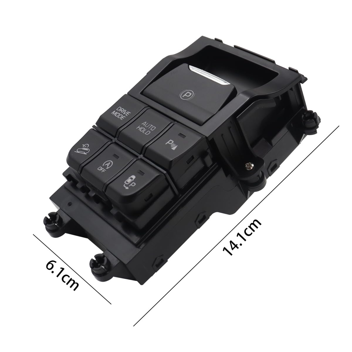 Ludom Interruttore freno a mano elettronico per auto compatibile con Tucson 2016 2017 93300D30004X Interruttore freno di stazionamento ABS