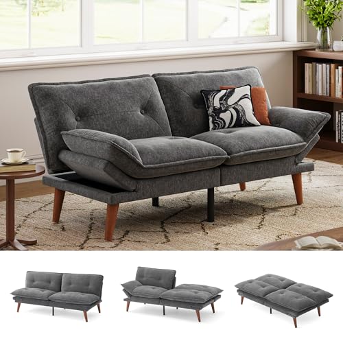 LINSY HOME 70-inch Chenille Futon