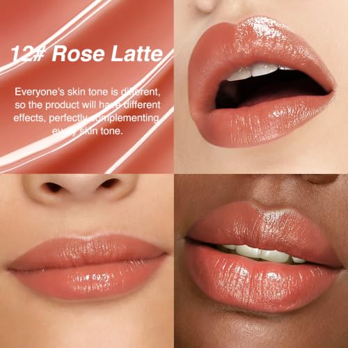 Image of evpct Rose Latte Honey Lipstick Moisturizing Tinted Lip Balm for Old Women
