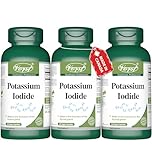 VORST Potassium Iodide 800mcg 3 X 120 Vegan Capsules | Thyroid Support Supplement for Women & Men | Iodine | KI | Powder Pills | Alternative to Tablets | Non GMO | 3 Bottles