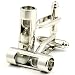 LBFEEL Classic White Hourglass Cufflinks for Men with a Gift Box