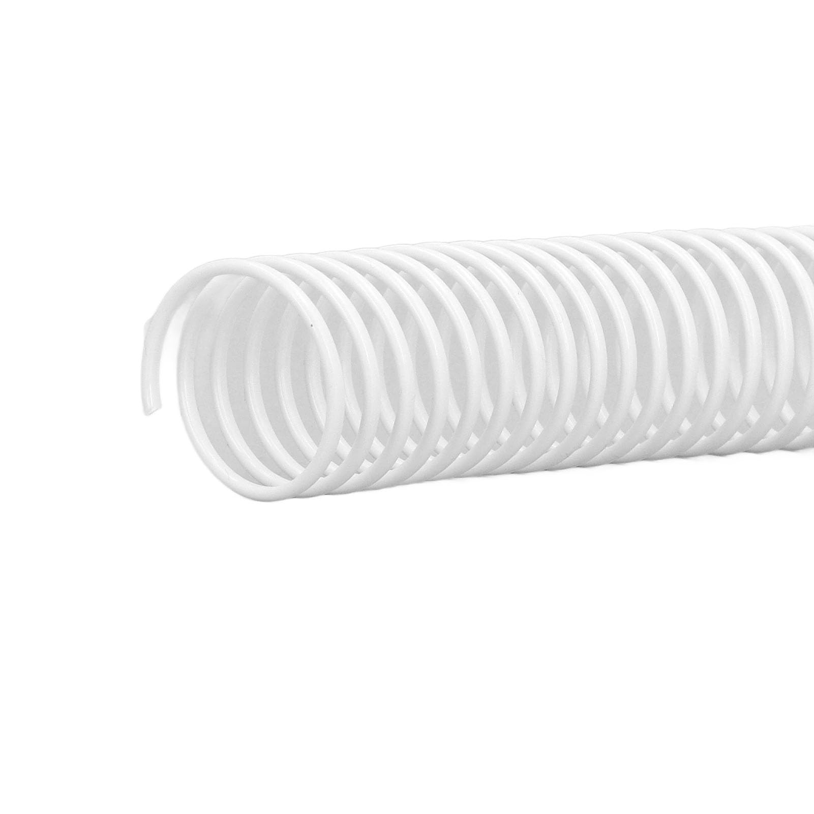 Confezione da 35 bobine di rilegatura carta A4, diametro 25,4 mm, 48 anelli, dorsi in filo di plastica a spirale con passo 4:1, capacità 215 fogli, bianco (Bianca)