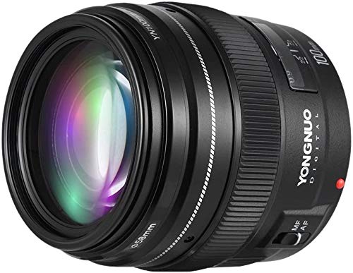 Yongnuo YN100 mm F2 Medium Teleobjektiv 100 mm F/2~F/22 Prime Lens Fixed Focal Length Aperture for Canon EOS Rebel… – Bild 6