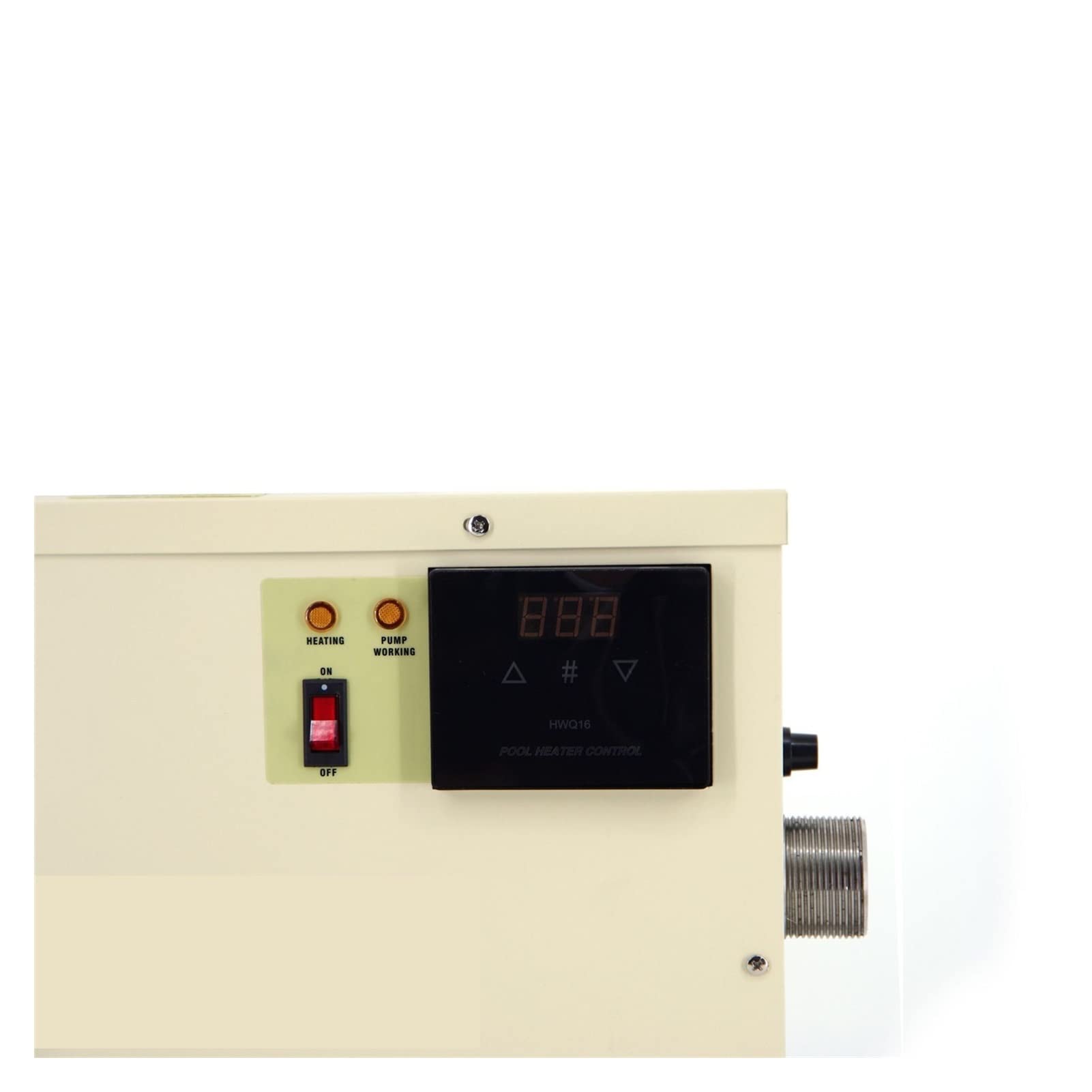 Riscaldatore per Piscina Riscaldatore a Temperatura costante della Piscina 9KW Riscaldamento Estremo Impermeabile Touch Screen for Vasca da Bagno in Spa Pompa di Calore per Piscina