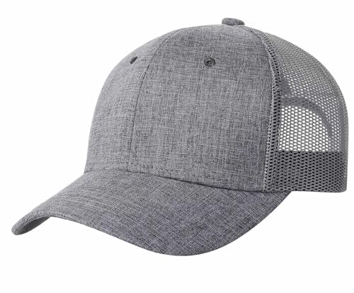 Image of TSSGBL M, L, XL, XXL Snapback Trucker Hats Baseball Caps Adjustable Blank Mesh Back Ball Caps for Men Women