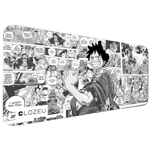 Image of Clozeu Mouse pad, Large Extended Mousepad - 585mm x 280mm, Non-Slip, Spill-Resistant Desk Mat with Special-Textured Surface for Gaming, Office & Home