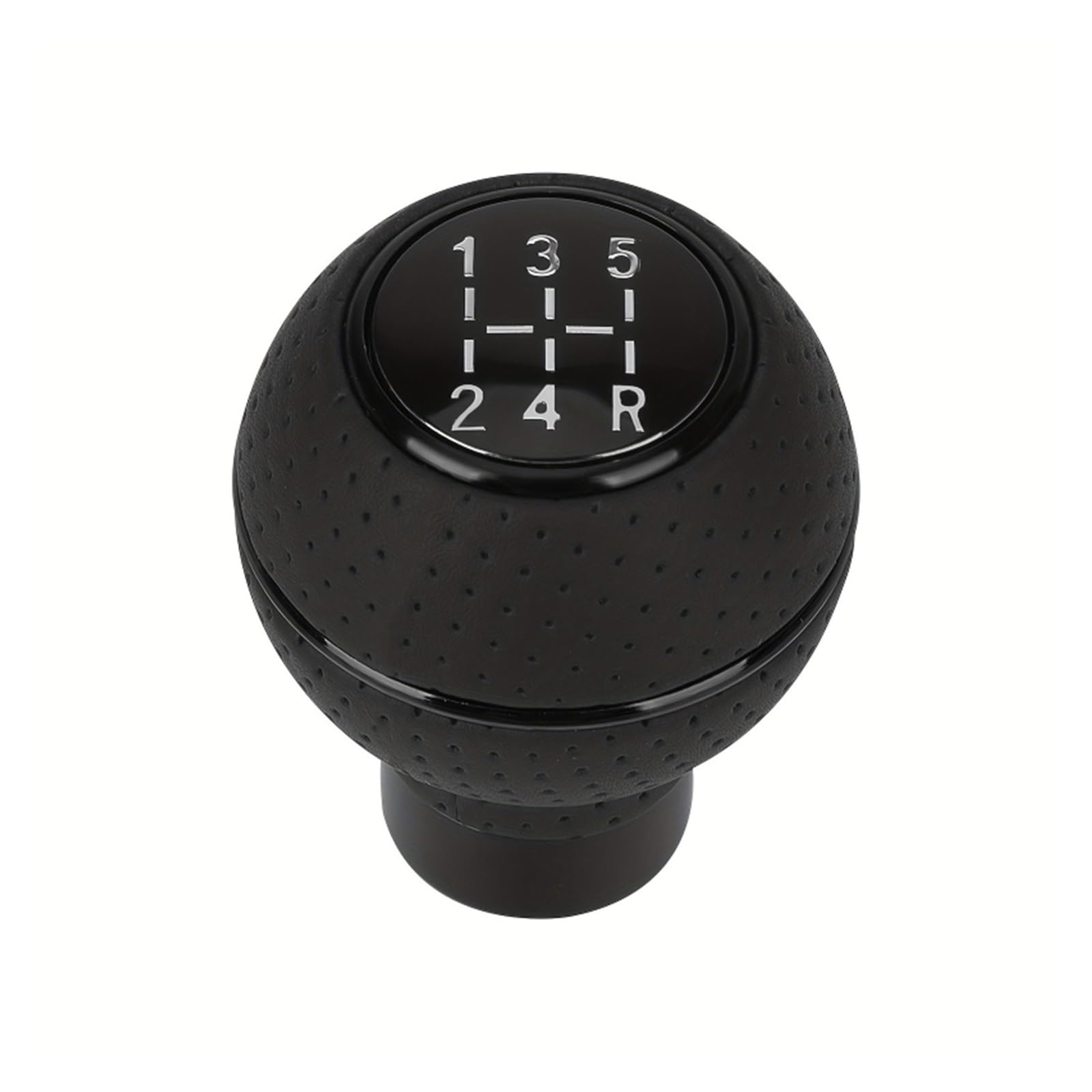 luoliang Gear knob Gear Shift Knob 5-Speed Spherical Universal for Manual Transmission Includes 4 Adapters(Black)