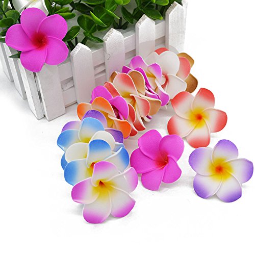 Gros plumeria en mousse fleurs avec tiges pour décorer n'importe quel environnement