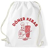 Photo Gallery sacca döner kebab kebab spiedo hipster sacchetto gymsac gymbag moon works®, bianco, taglia unica Photo Gallery sacca döner kebab kebab spiedo hipster sacchetto gymsac gymbag moon works®, bianco, taglia unica