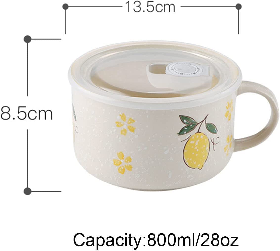 Amazon｜スープマグ、インスタント麺の器 800ml セラミック