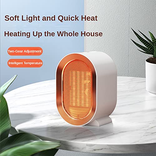 Qqt Electric Space Heater,1200W Energy Efficient Space Heaters For Indoor Use,Two-Speed Portable Heater Fan For Office With Adjustable,Overheating Protection,Dumping Shutdown #TOP5