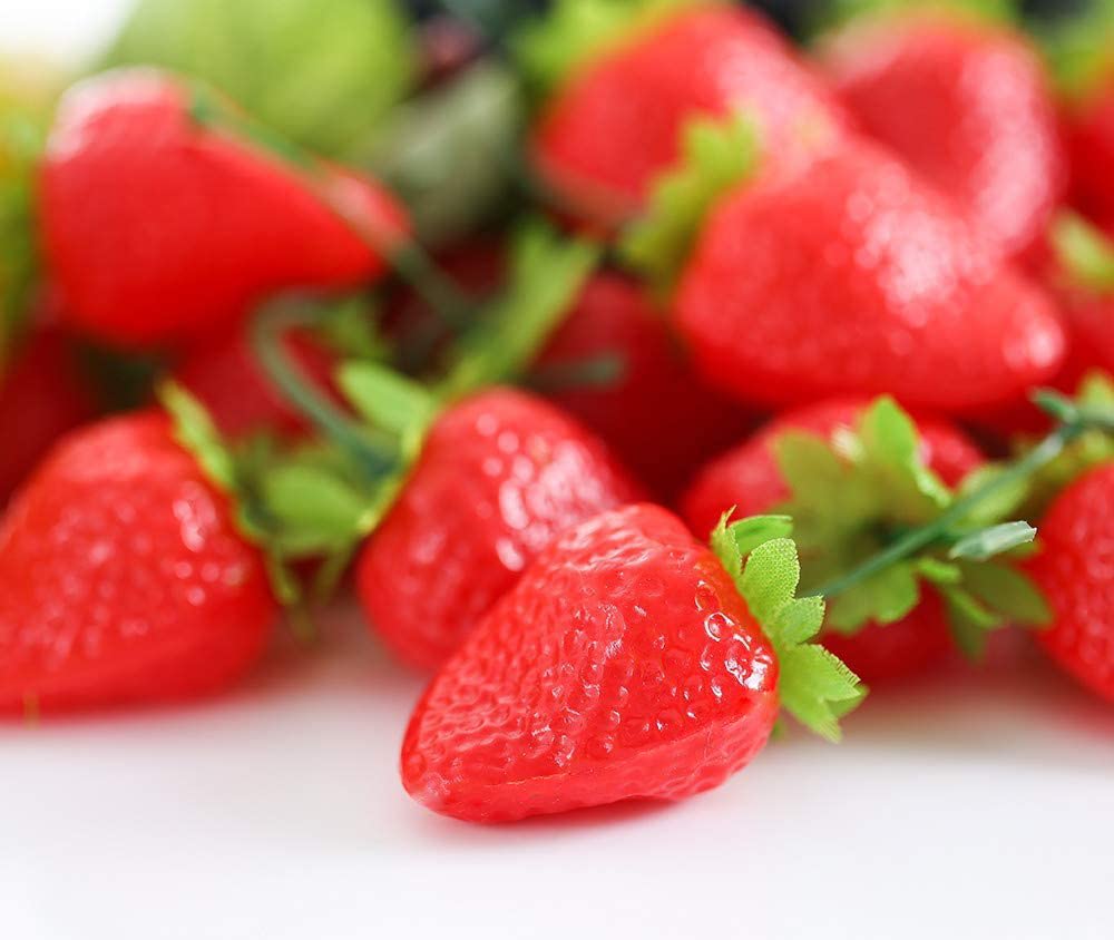 35 Fragole Finte In Plastica - Decorazione Per Casa - Foto 9