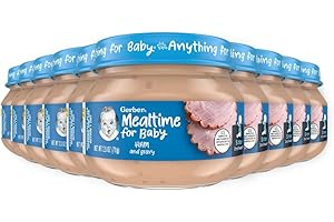 Gerber 1st Stage Baby Food, Ham and Gravy, 2.5 Ounce Jar