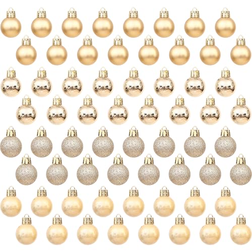 Sea Team 64er-Pack Weihnachtskugel-Ornamente mit Schnüren, 25...