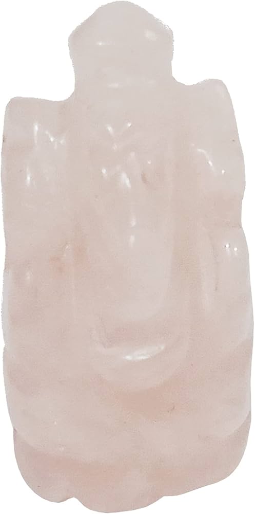 Amazon.co.jp: Purpledip ローズクォーツ アイドル ガネーシャ神 神の