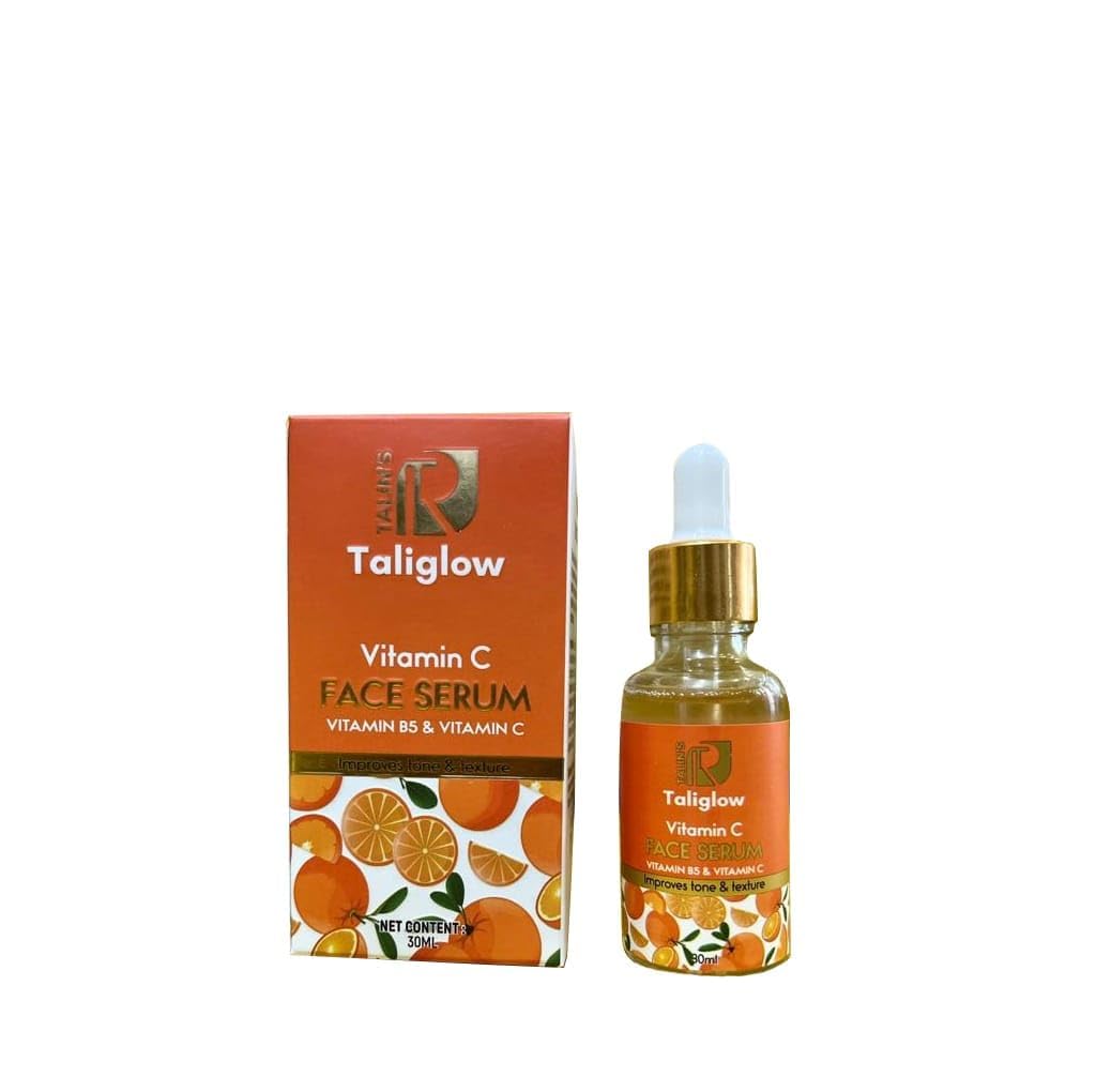 Vitamin C Face Serum – 30ml with Vitamin B5, Almond Oil & Cucumber Extract – Brightens, Tightens & Rejuvenates Skin for all Skin Types