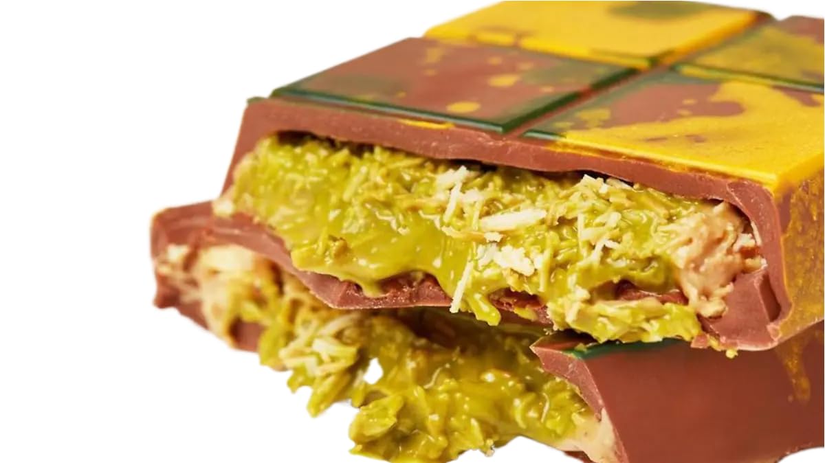 𝗢𝗥𝗜𝗚𝗜𝗡𝗔𝗟𝗘 𝗔𝗥𝗧 Dubai Schokolade - mit Pistazie & Kadayif - originale Dubai Rezeptur - sehr lecker - 100g (5 Tafeln - 500g)