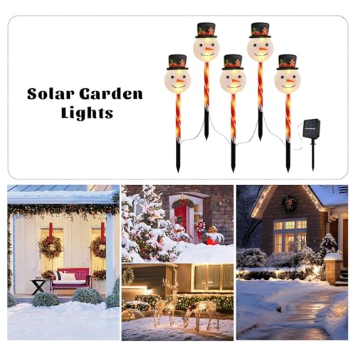 Lumière de Noël de jardin autonome pour éviter les câbles - 5