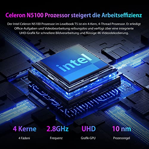 Morostron Touchscreen Laptop 13.3 Zoll mit Windows 11