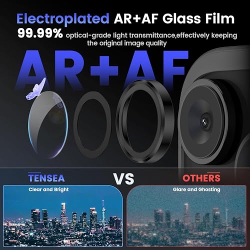 Image of Mobile Camera Lens Protector Compatible for iPhone 16 Pro & iPhone 16 Pro Max Black
