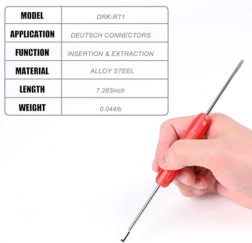 Miniatura 3 de JRready Herramientas de eliminación de DRK-RT1, adecuadas para conectores DT, DTM, DTV, DRB, DRCP y STRIKE*