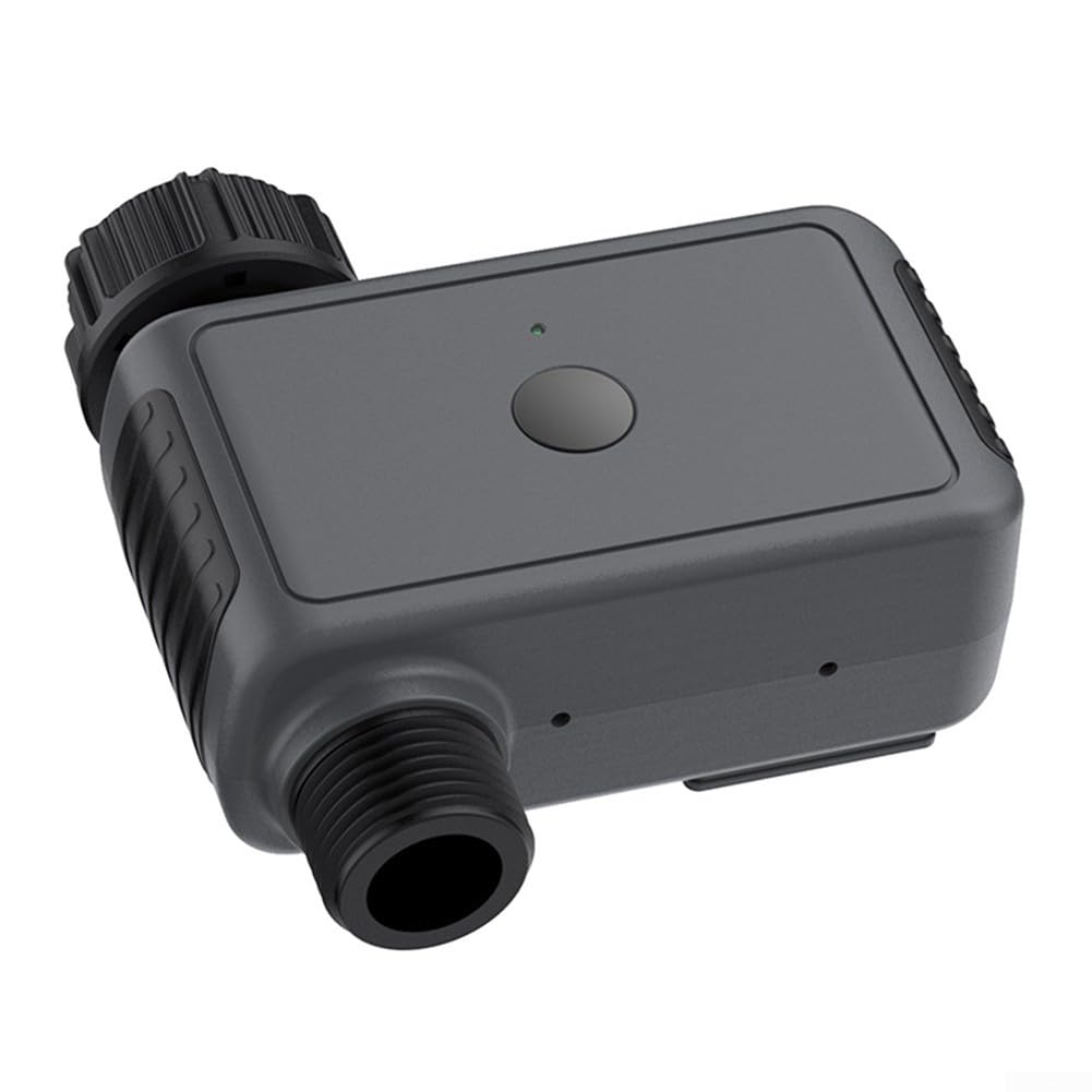 Minuteur automatique d'irrigation de jardin avec télécommande, distance de 50 m, contrôleur intelligent de vanne d'eau 6 modes pour arrosage des plantes en plein air, étanchéité IP55