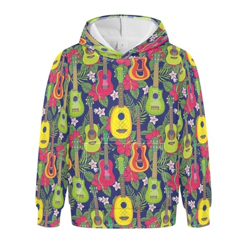 Pink Purple Flying Butterflies Youth Hoodie Sweatshirt