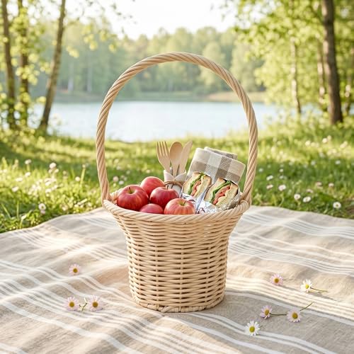 Panier pour fleurs et pique-nique champêtre pour les fêtes de Pâques - 5